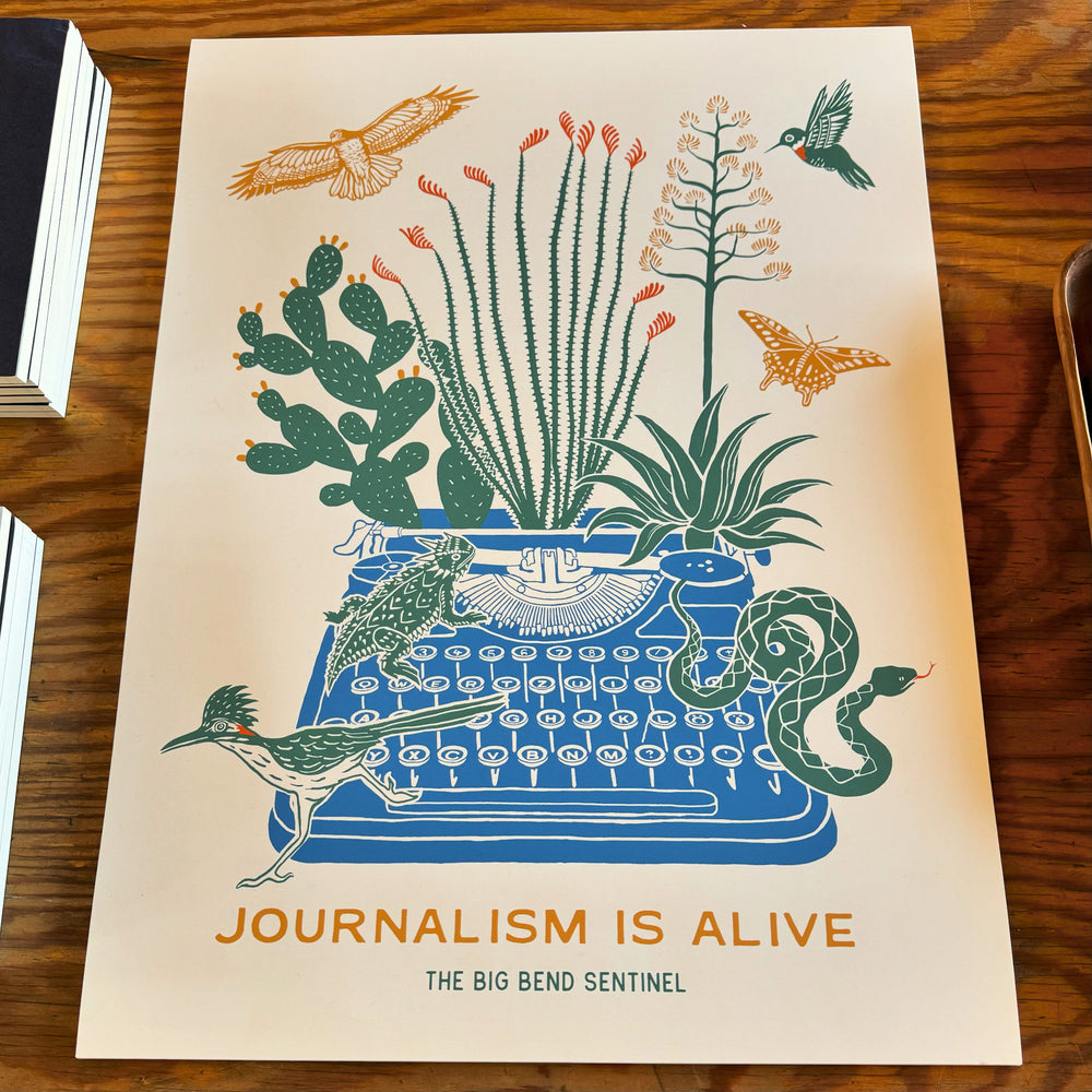Journalism is Alive - Poster