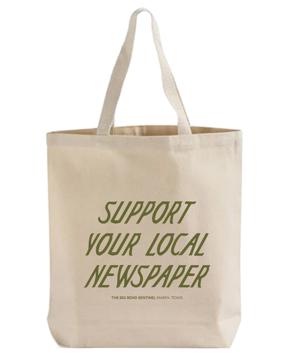 Newspaper Tote | Army Green